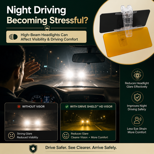 DriveShield™ HD Day & Night Anti-Glare Visor