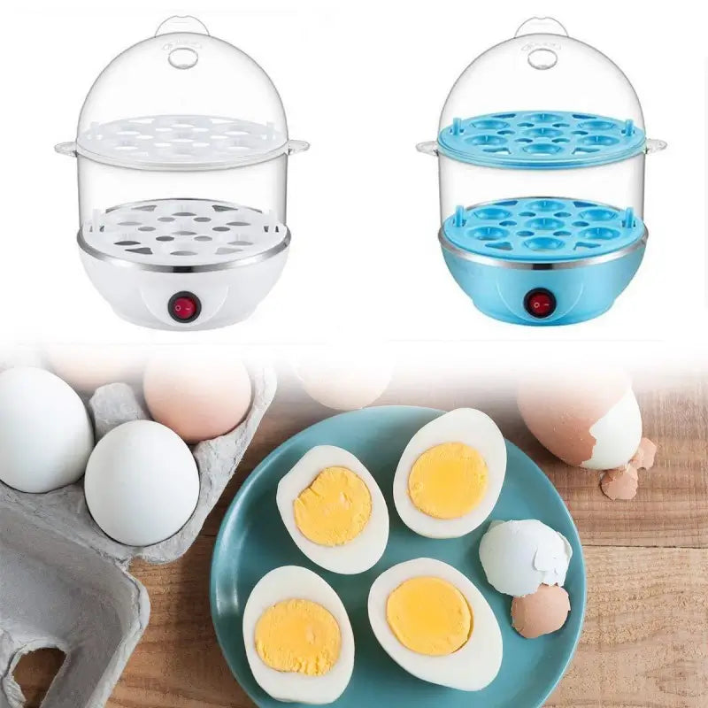 QuickBoil™ Electric Egg Cooker & Food Steamer