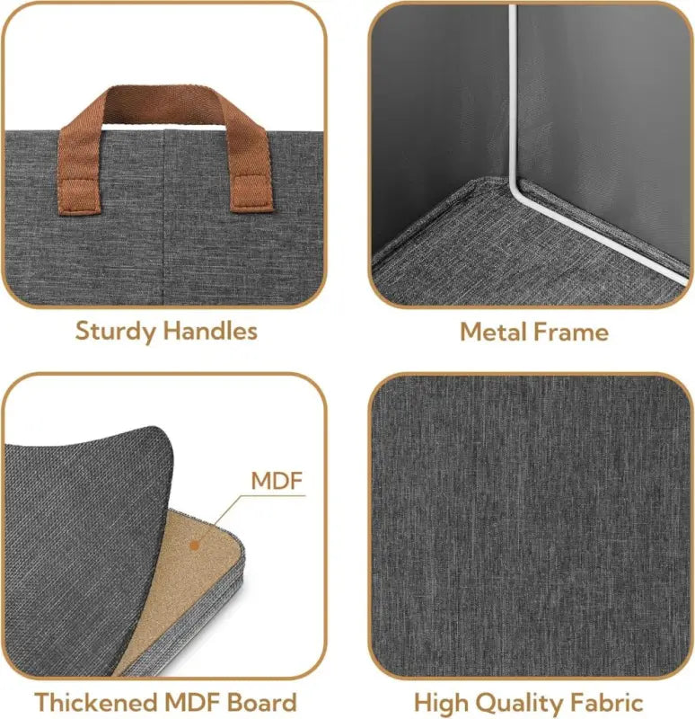 26 Liter Foldable Wardrobe Storage Box – Space Saving Clothes Organizer with Strong Handles