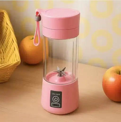 Portable USB Rechargeable Blender Bottle – 6 Blade Personal Juicer & Smoothie Maker for Travel, Gym & Office