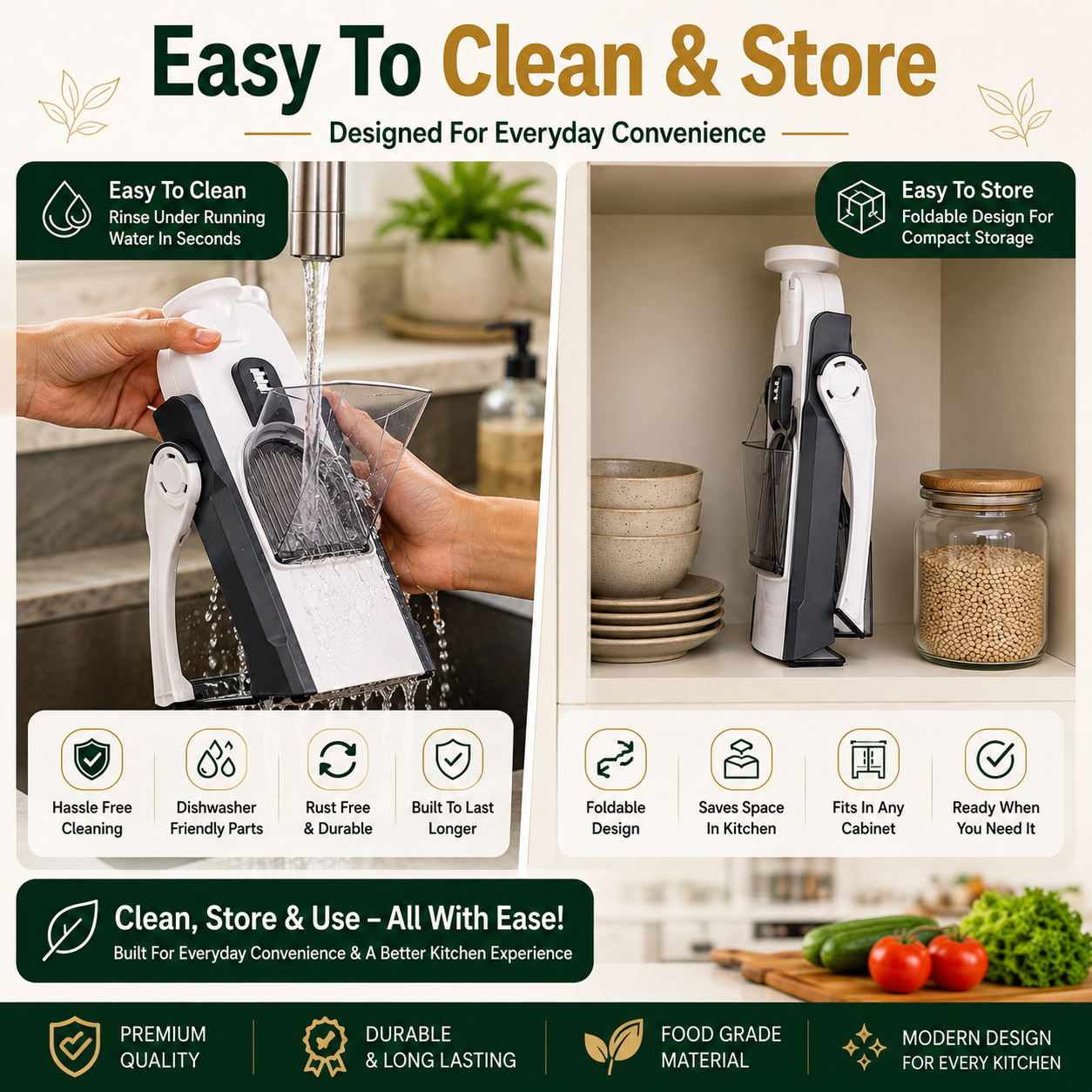 SmartPrep™ Premium Vegetable Cutter Pro | Restaurant-Style Cutting in Seconds