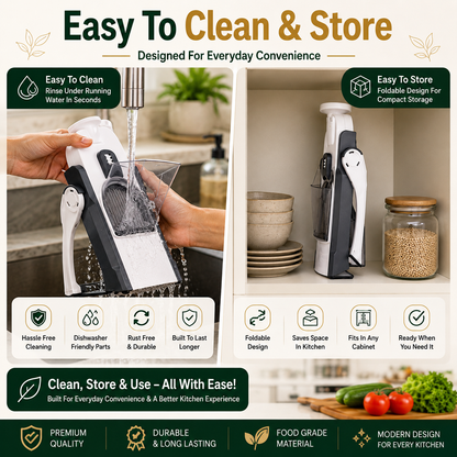 SmartPrep™ Premium Vegetable Cutter Pro | Restaurant-Style Cutting in Seconds