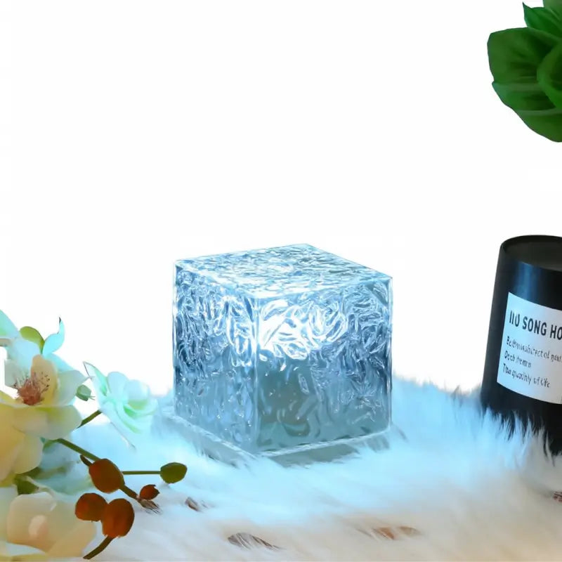 Crystal Water Ripple RGB Night Lamp with Remote Control