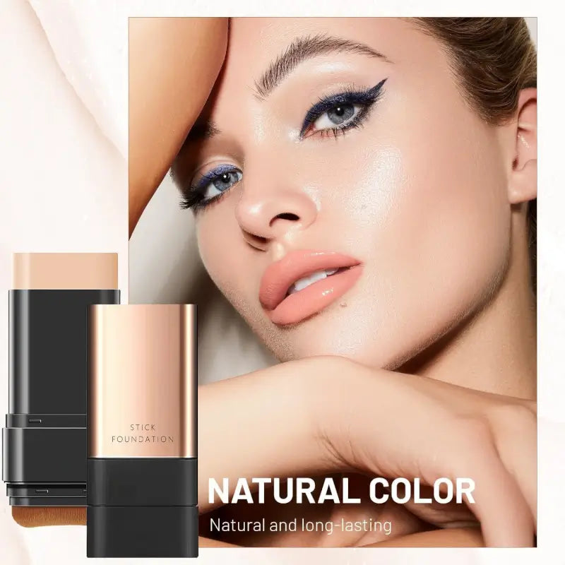 2-in-1 Foundation Stick with Built-In Brush