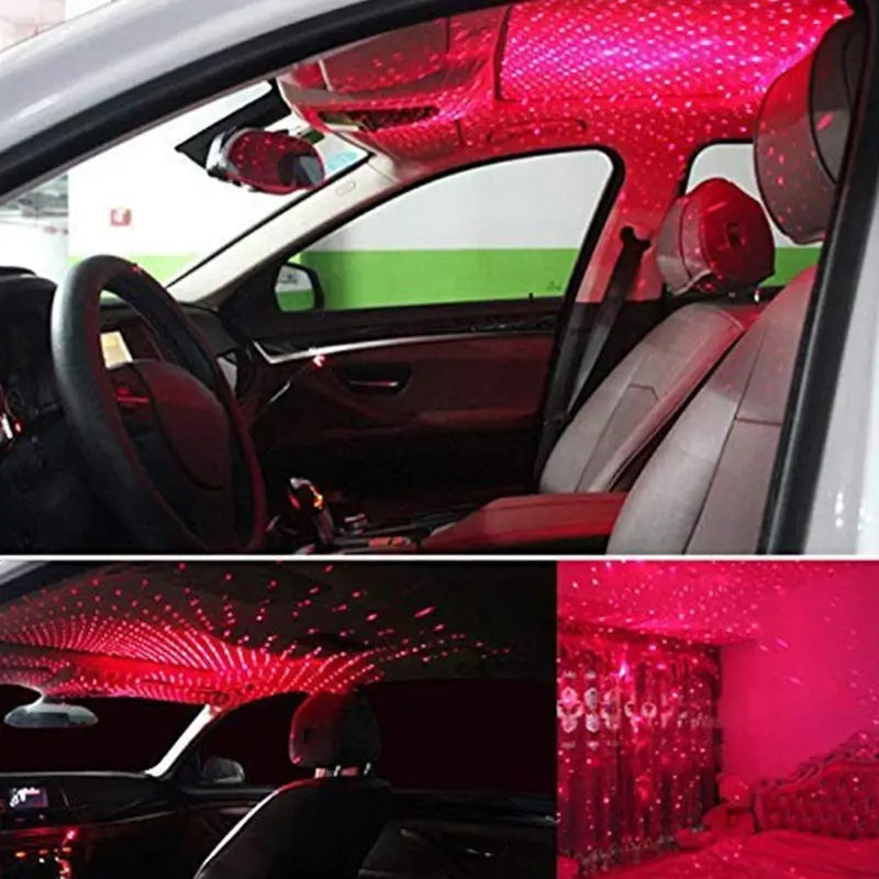 USB Galaxy Star Projector Light for Car & Room