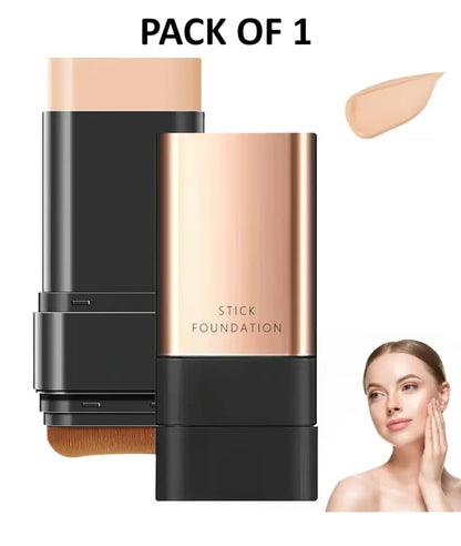 2-in-1 Foundation Stick with Built-In Brush