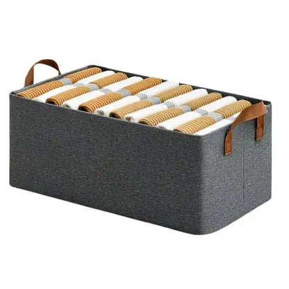 26 Liter Foldable Wardrobe Storage Box – Space Saving Clothes Organizer with Strong Handles