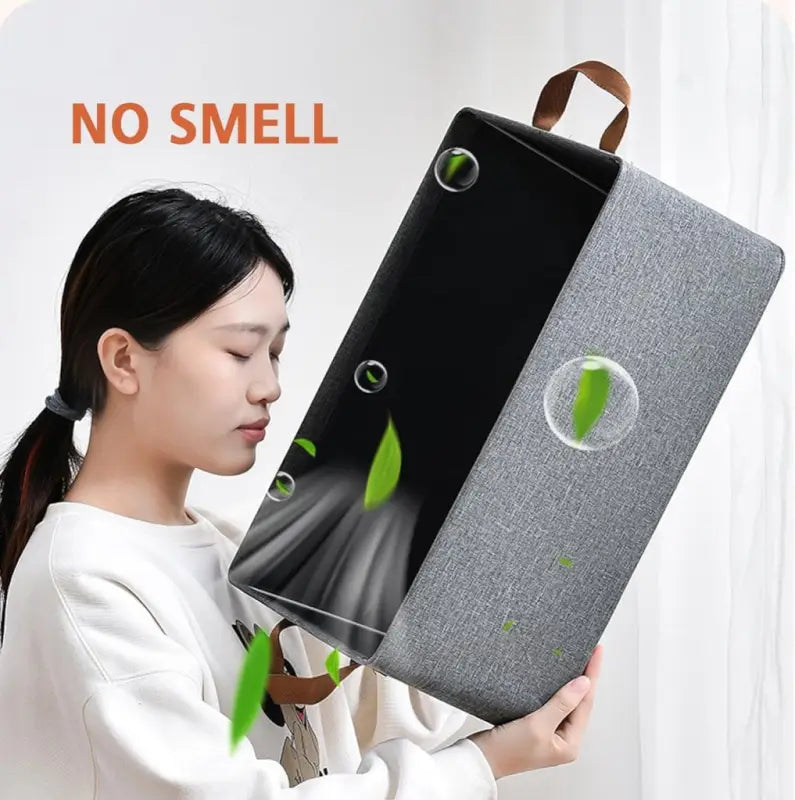 26 Liter Foldable Wardrobe Storage Box – Space Saving Clothes Organizer with Strong Handles