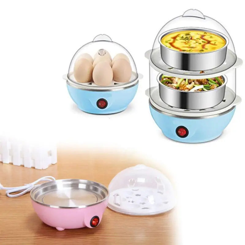 QuickBoil™ Electric Egg Cooker & Food Steamer