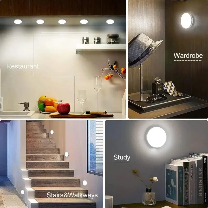 Motion Sensor LED Night Light for Wardrobe & Stairs