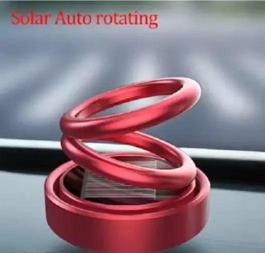 Solar Rotating Car Air Freshener – Premium Aromatherapy Perfume Diffuser for Car Dashboard with Automatic 360° Rotation
