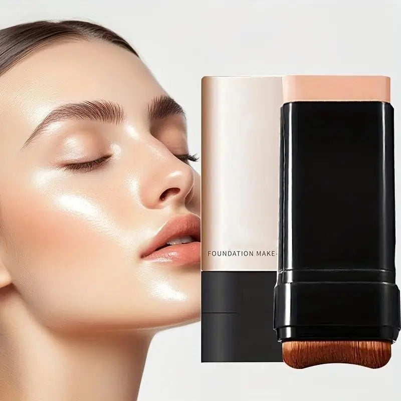 2-in-1 Foundation Stick with Built-In Brush