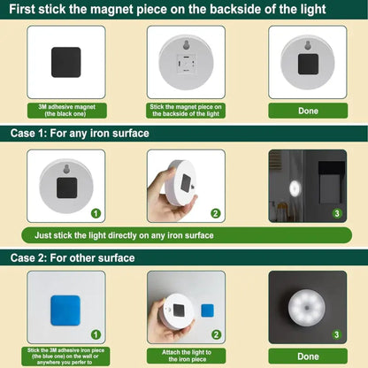 Motion Sensor LED Night Light for Wardrobe & Stairs
