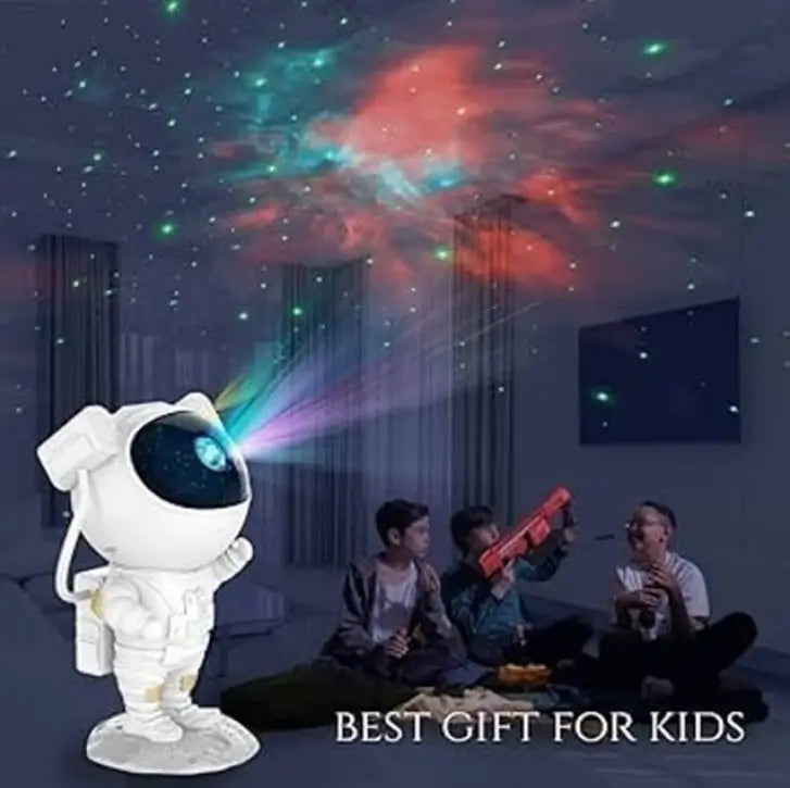 Astronaut Galaxy Projector Night Light with Remote Control | 360° Rotating Nebula Star Projector for Bedroom, Gaming Room & Home Decor