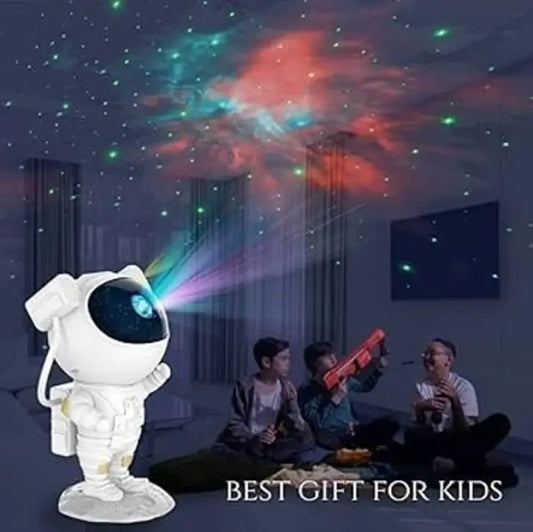 Astronaut Galaxy Projector Night Light with Remote Control | 360° Rotating Nebula Star Projector for Bedroom, Gaming Room & Home Decor